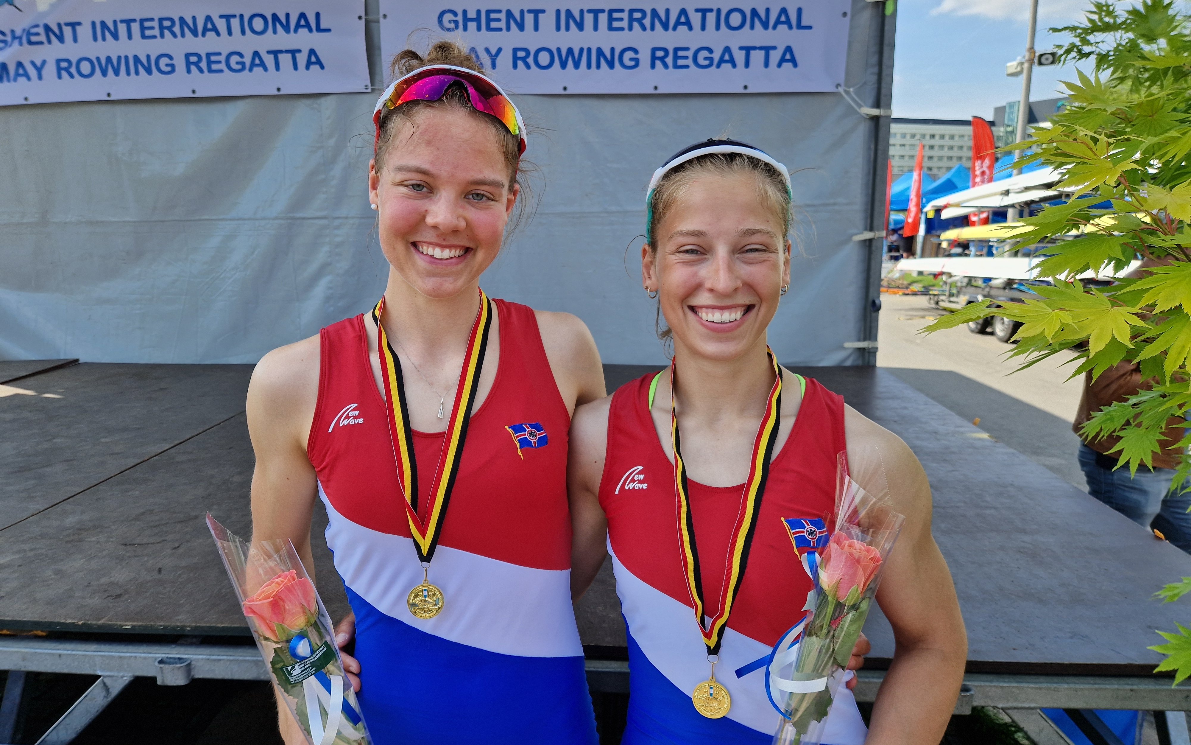 Gent Helena auf dem Podium